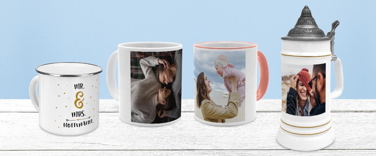 Tassen mit eigenem Foto bedrucken